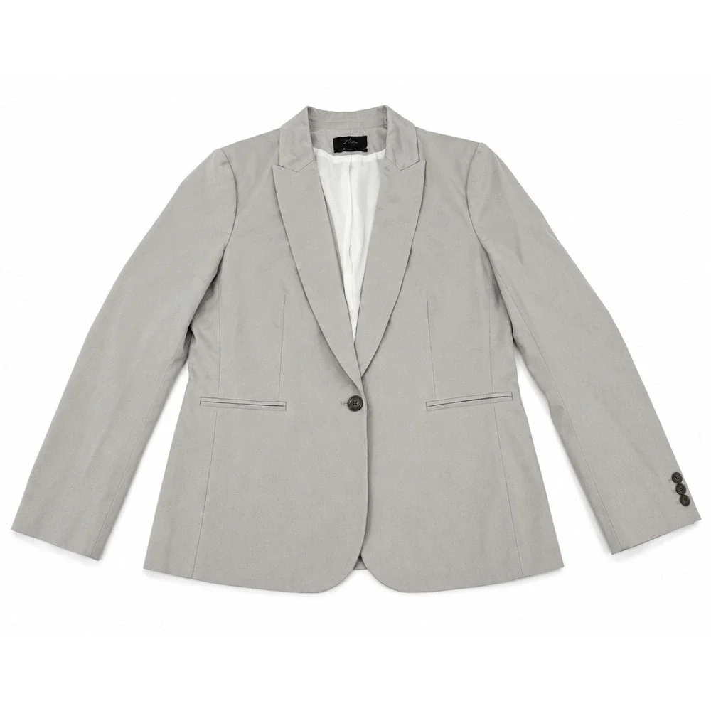 J.Crew Men's Light Gray one Button Blazer (No size Tag) AS IS